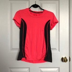 Hyba pink active wear shirt size small